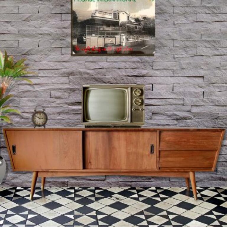 side board murphy sliding vintage