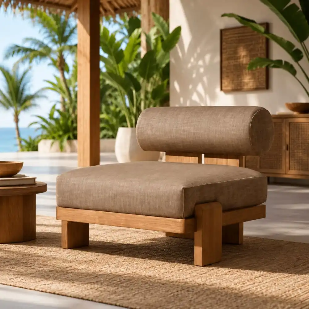 Sunlit Tropical Lounge Chair