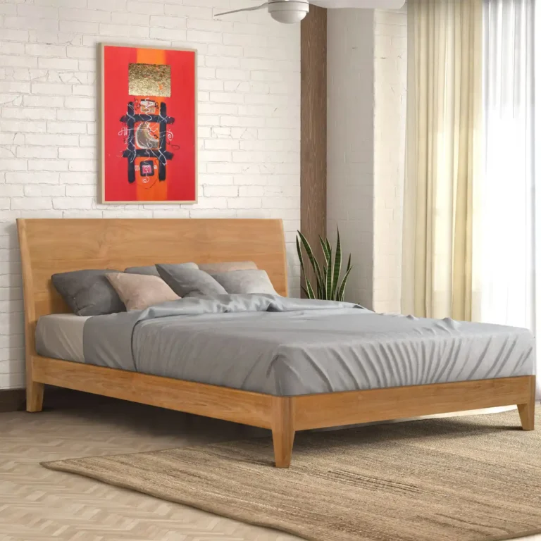 arc bed frame teak natural australia queen 153 x 205