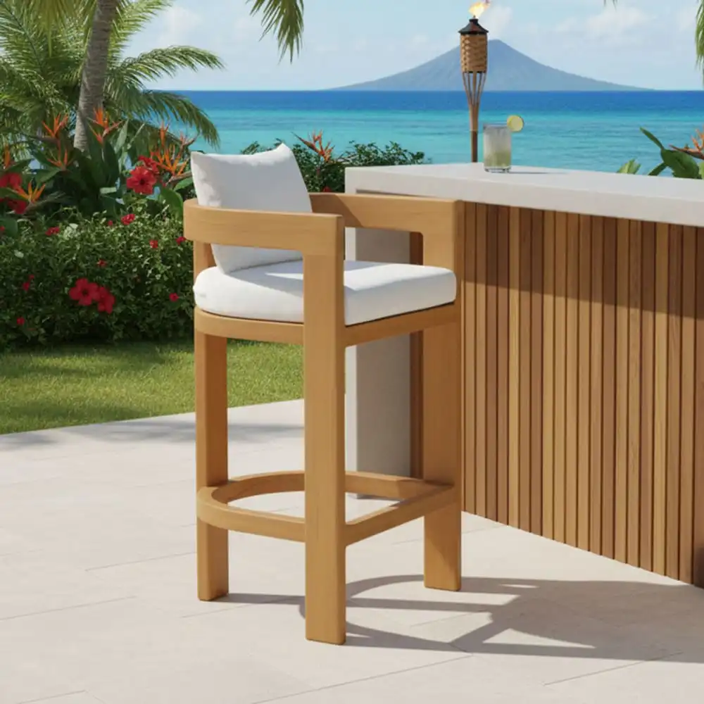 Arcona Teak Bar Stool