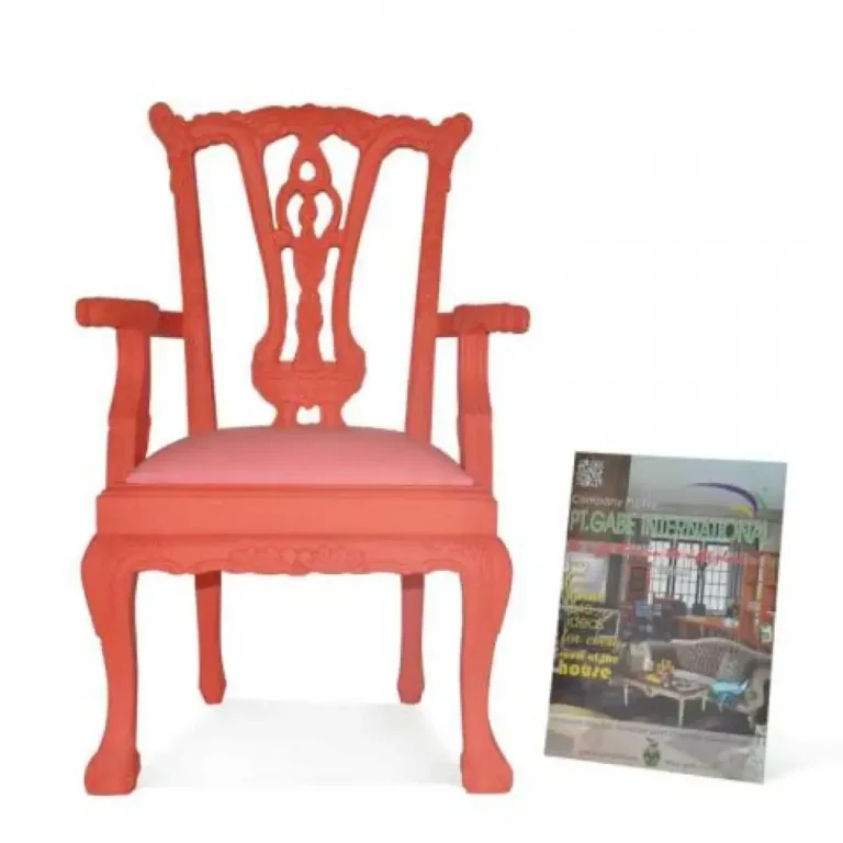 arm chair mini oranye