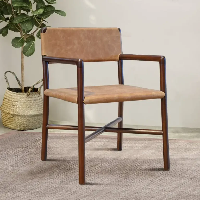 arm chair seed with full leather