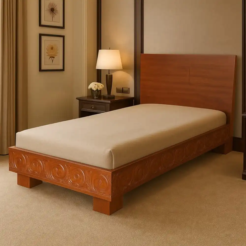 Artemis Mahogany Single Bed