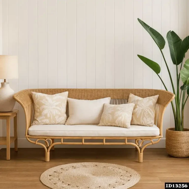 bali breeze curved rattan sofa