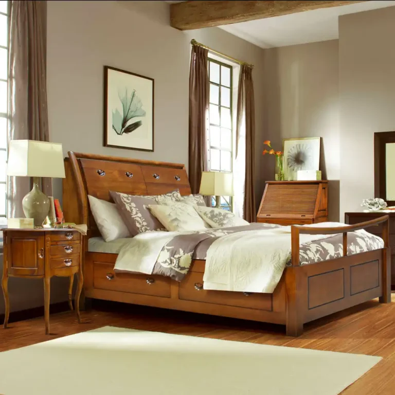 bed headboard storage