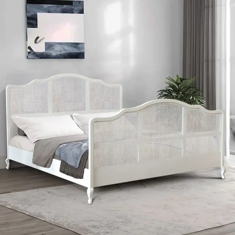 bed rattan junifer american 02 matress 151 x 201