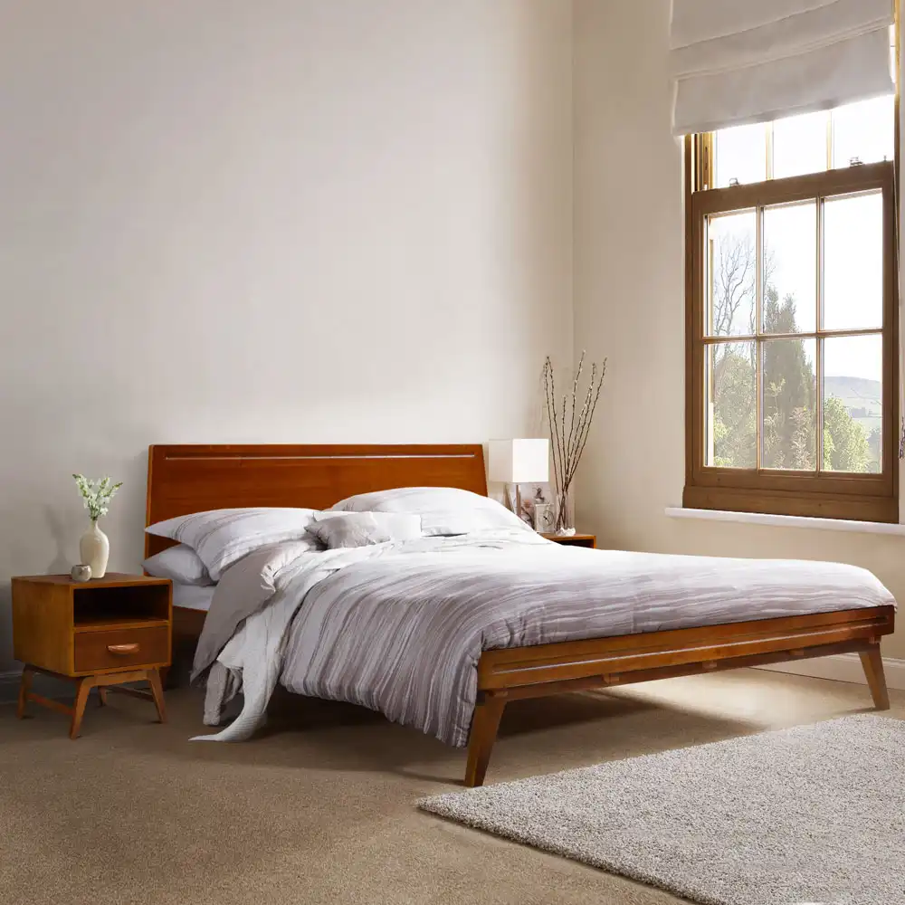 Bed Tango 153×204 New Wooden Headboard