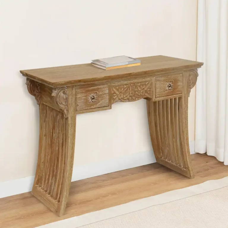 bunga console withe wash