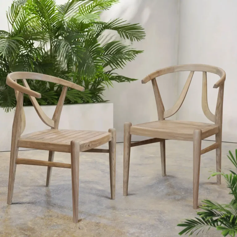 chair holland in teak slats modif