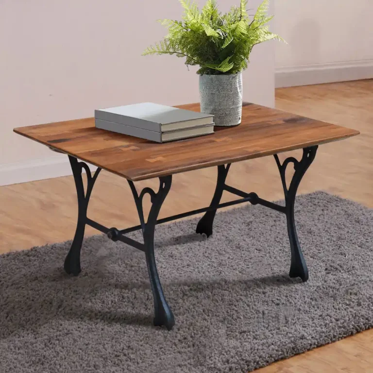 coffe table iron legs