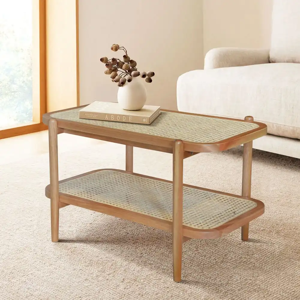 Coffee Table Junifer Rattan With Shelve 1 Coffee Table Junifer Rattan With Shelve