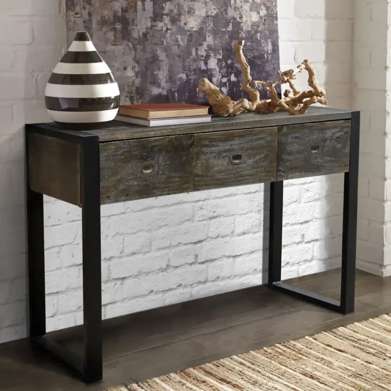 console table 3 drws bill