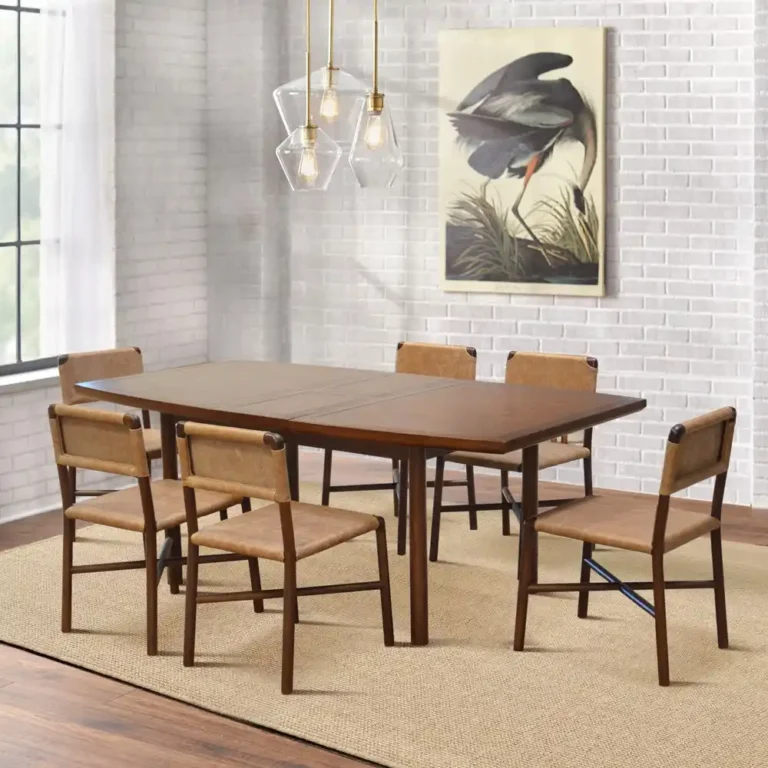 dining table seed in teak extend 162 198