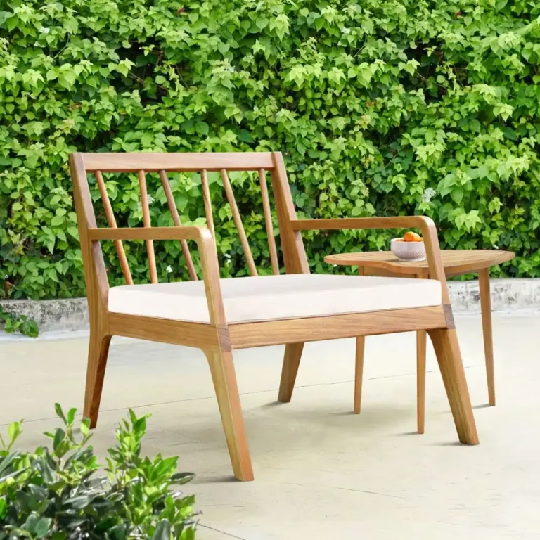 fifties armchair od teak slats
