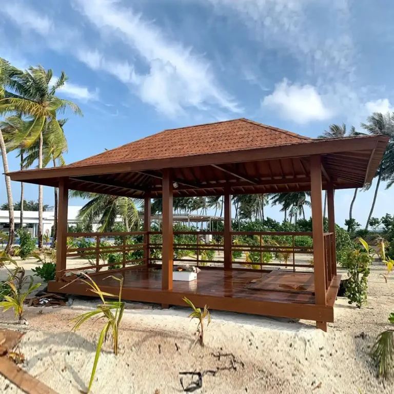 gazebo for spa maldives