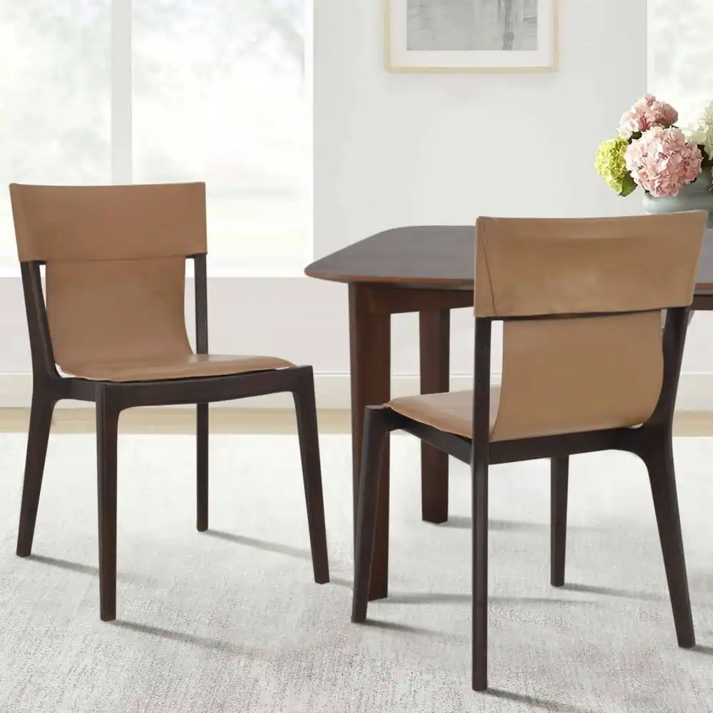 Isadora Leather Dining Chair 1 Isadora Leather Dining Chair