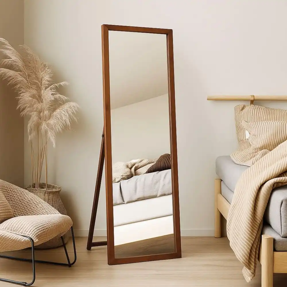 Liora Teak Stand Mirror 1 Liora Teak Stand Mirror