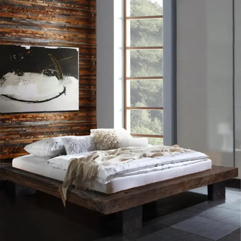 low bed rustic erosion wood