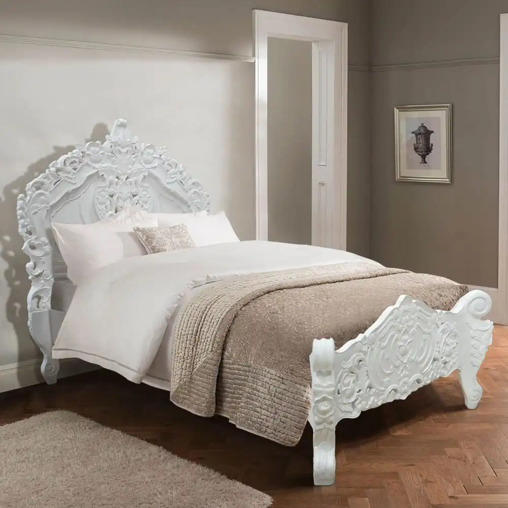 Mindy Us K Rococo Bed All Wood