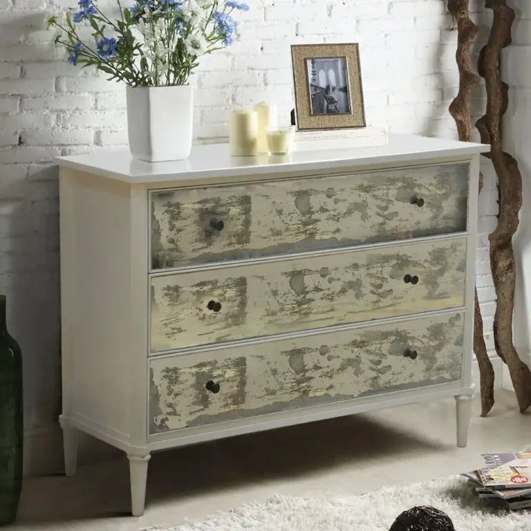 mirrored antique dresser