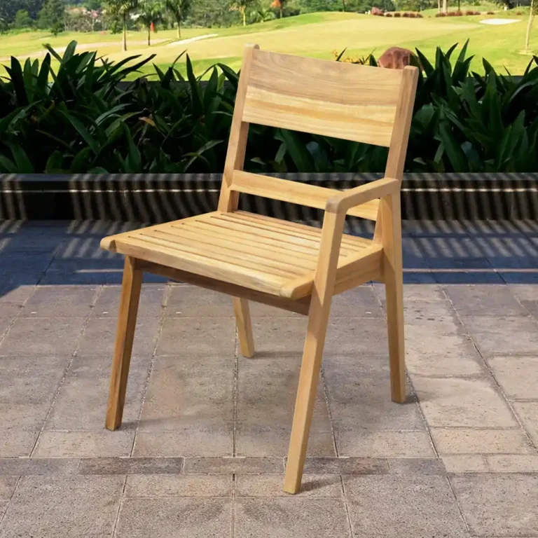 mod z chair half wood back left