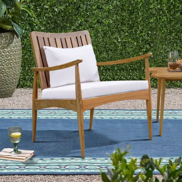 new fifties armchair od teak slats