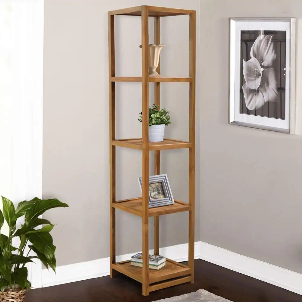 Rack Display Teak Minimalist
