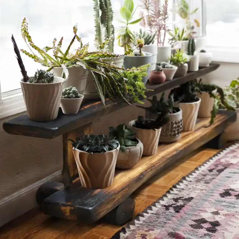 rak pot bunga mini