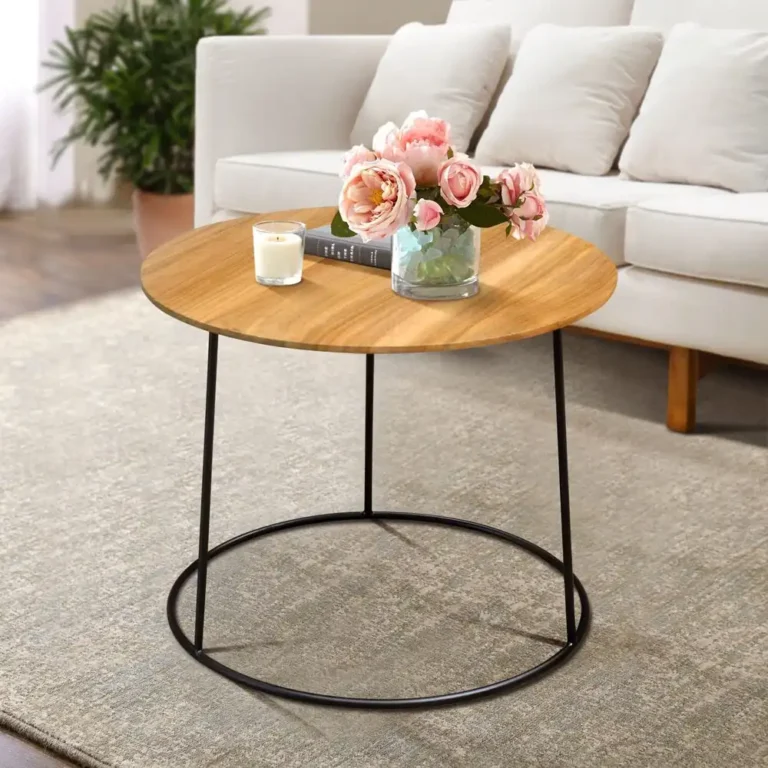 rj 017 occasional coffee table round