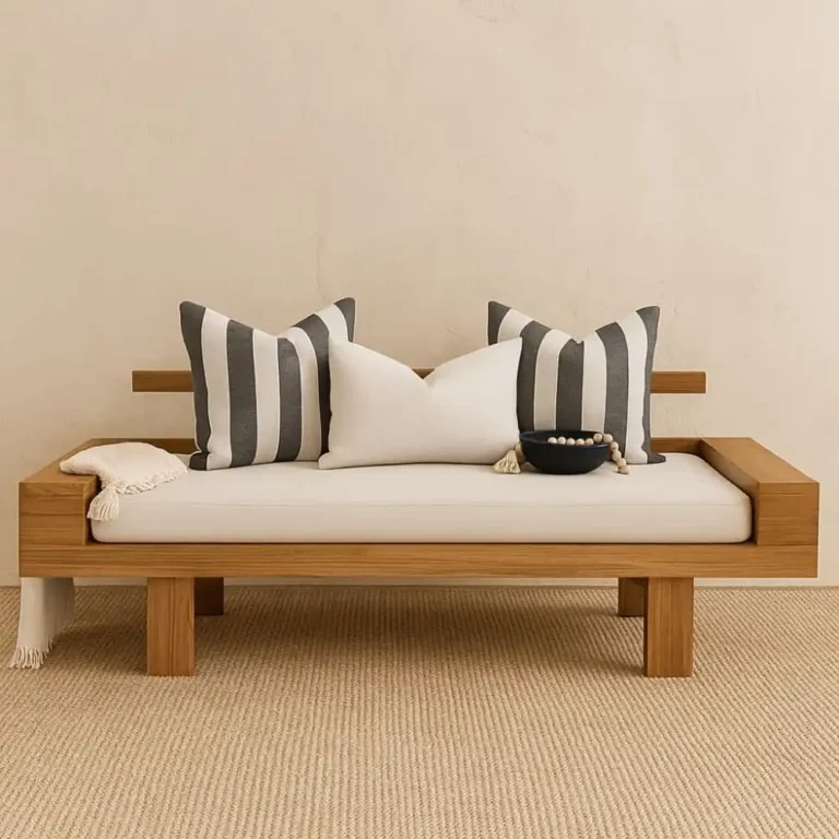 robert teak daybed minimalist collection