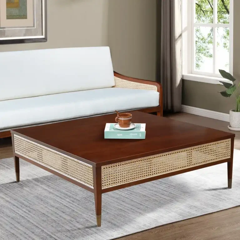 safari coffee table 120 x 120 cm