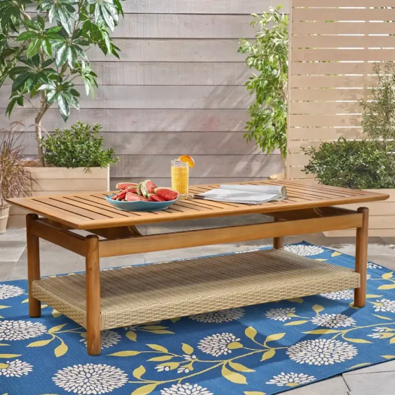 santara weave outdoor coffee table