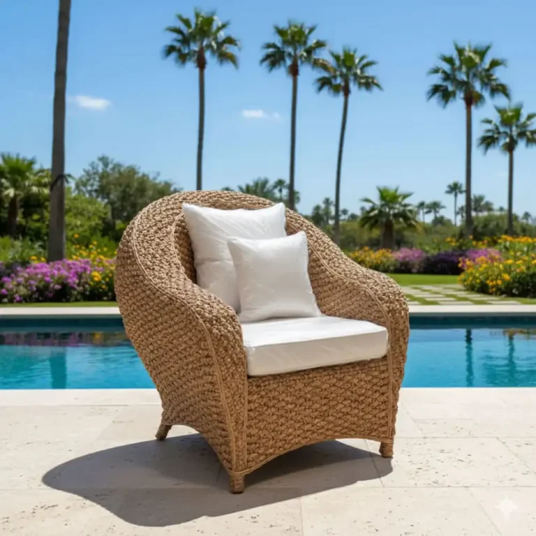 seaside weave lounge chair