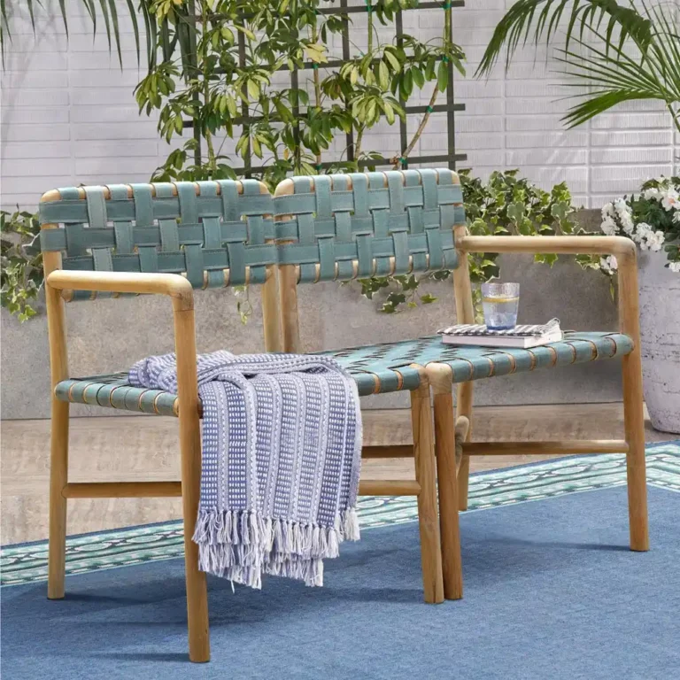 seed chair with woven canvas