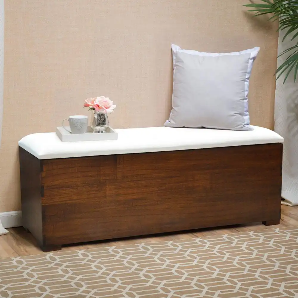 Shikari Blanket Box With Fabric Top