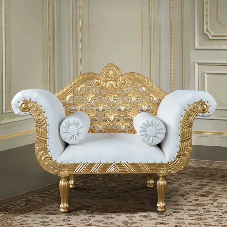 silver sofa royal small