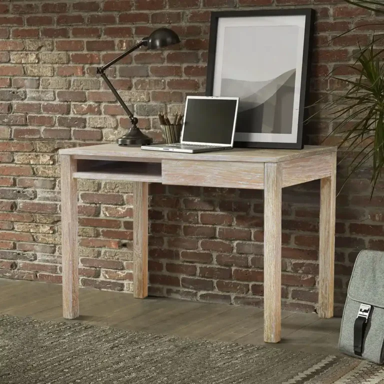small desk with legs teak