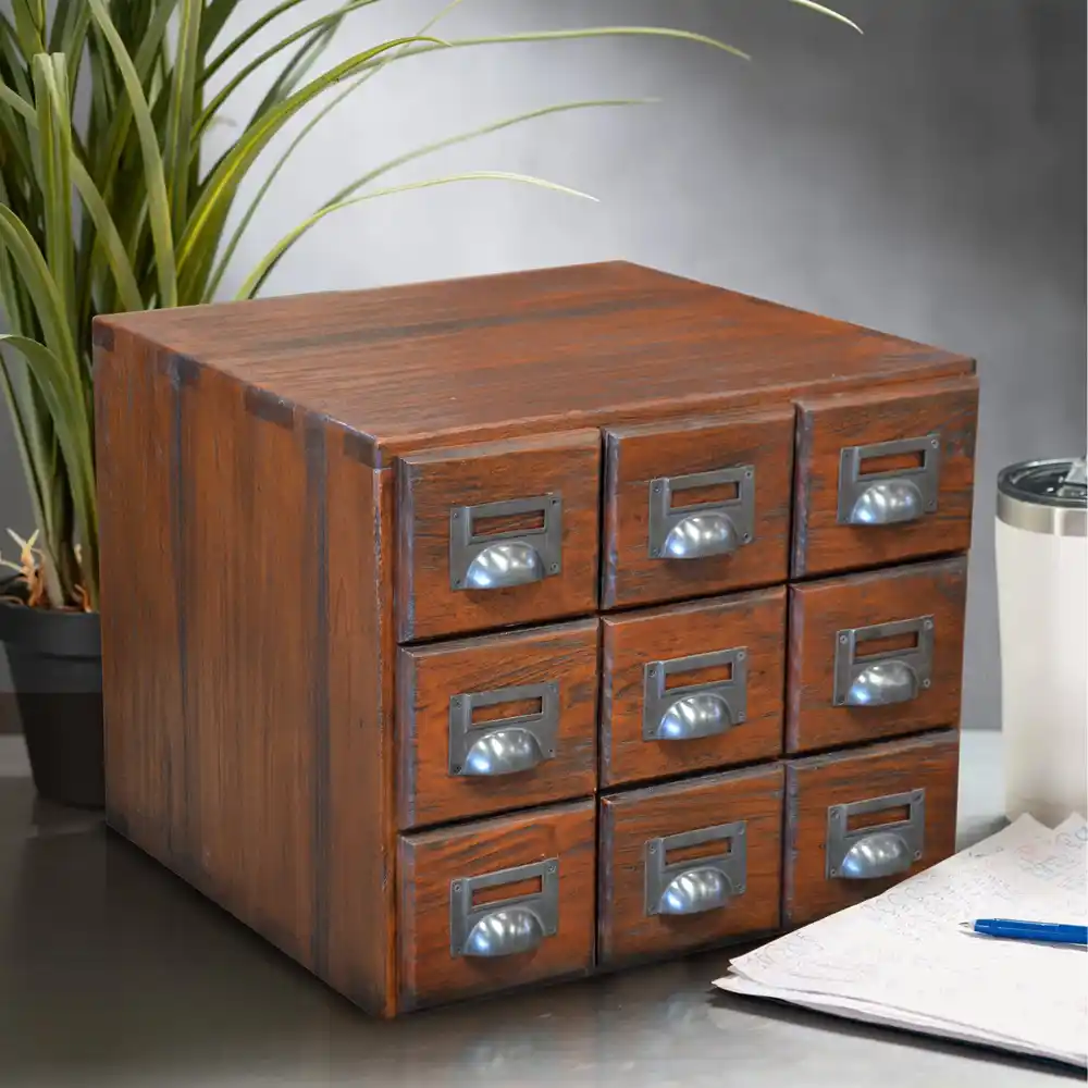 Small Desktop 9 Drawers 1 Small Desktop 9 Drawers