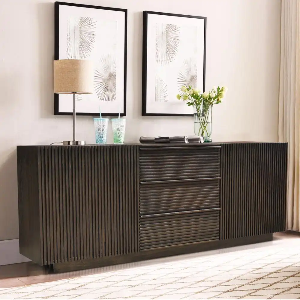 Solid Wood Sideboard 1 Solid Wood Sideboard