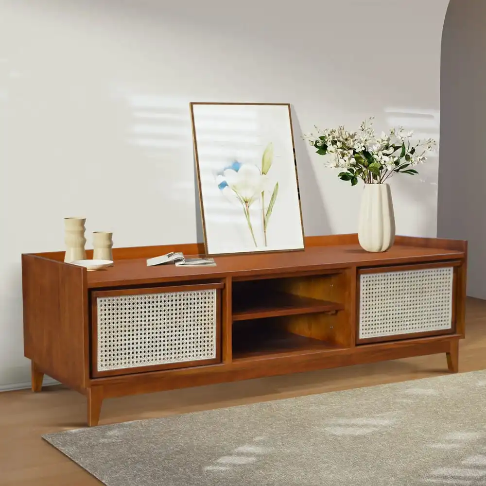 Tropica Rattan Teak Media Console