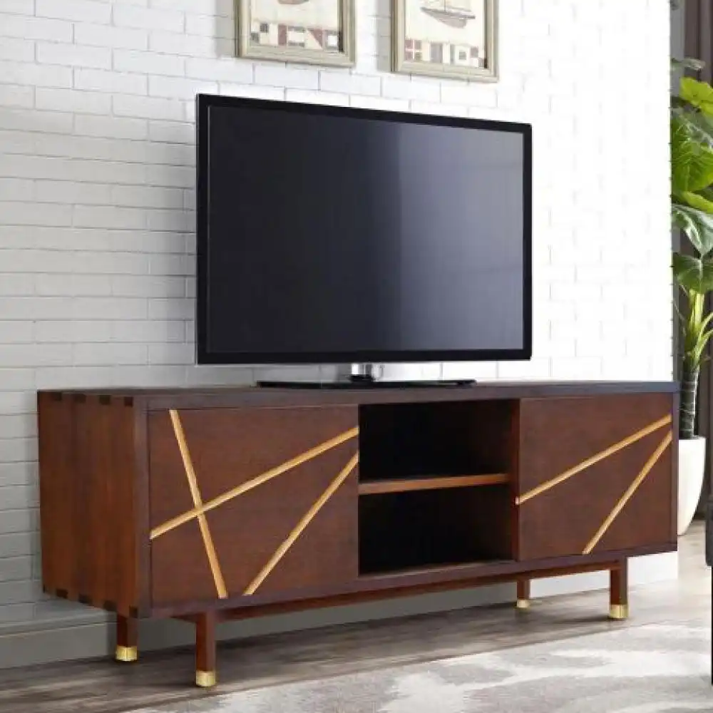 Tv Cabinet 70 Brass 1 Tv Cabinet 70 Brass