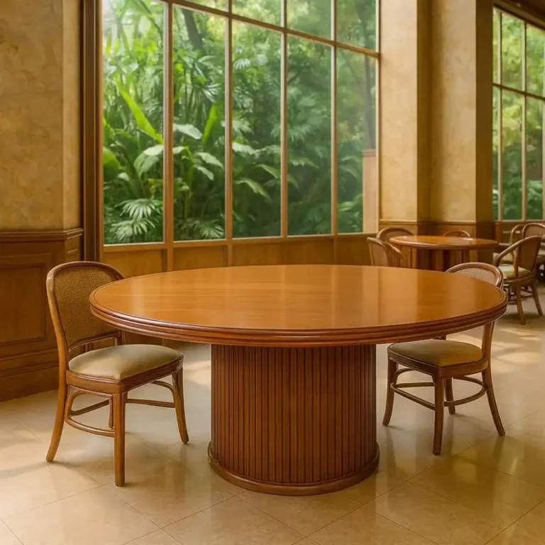 verona round dining table